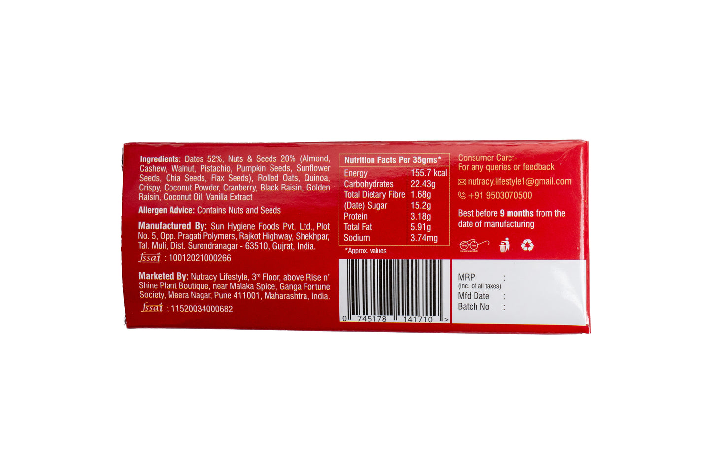Energy On The Go ( 1 bar )